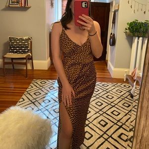 Urban Outfitters Satin Maxi Dress